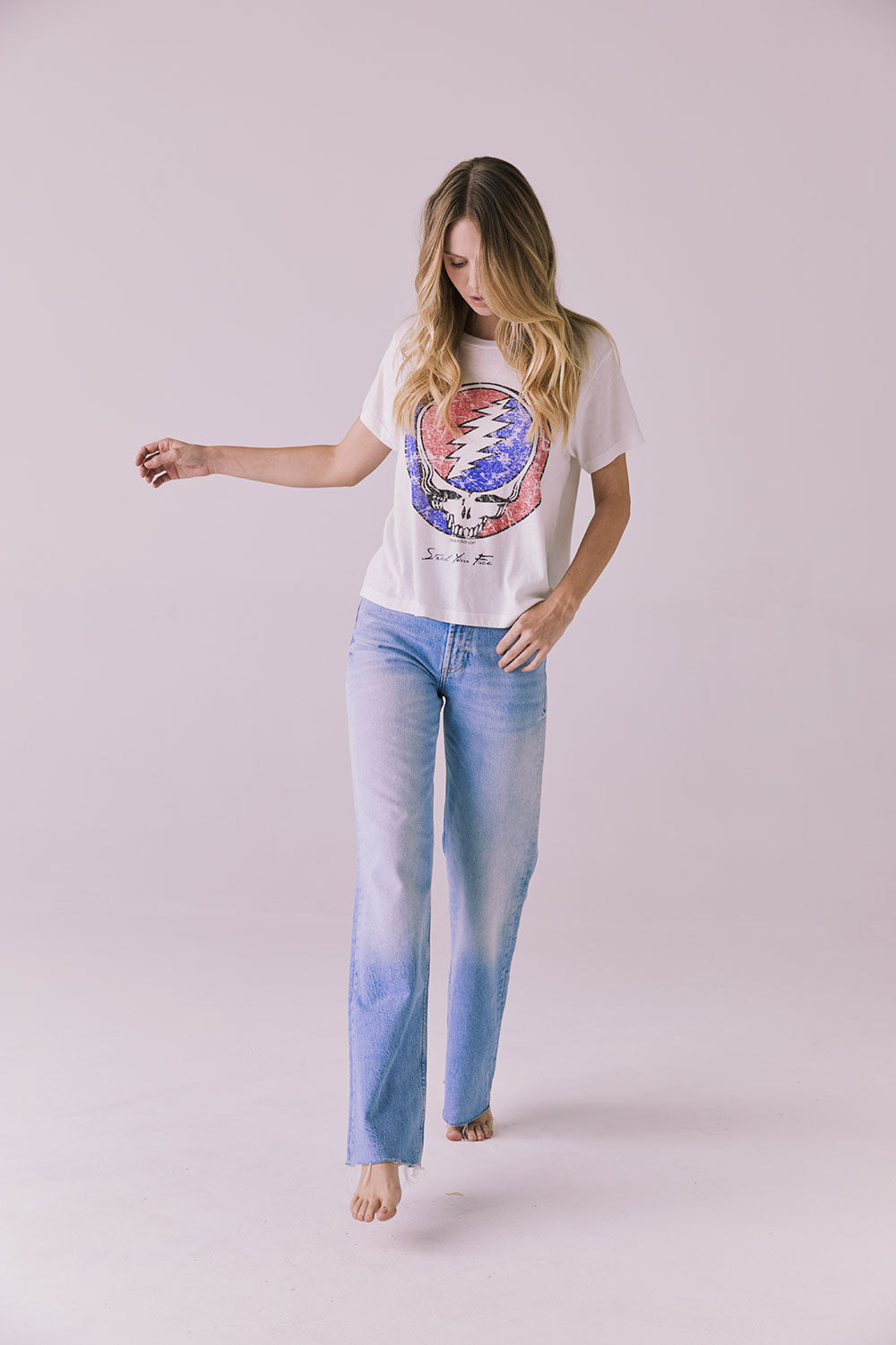 Grateful Dead Steal Your Face Tee Womens chaserbrand