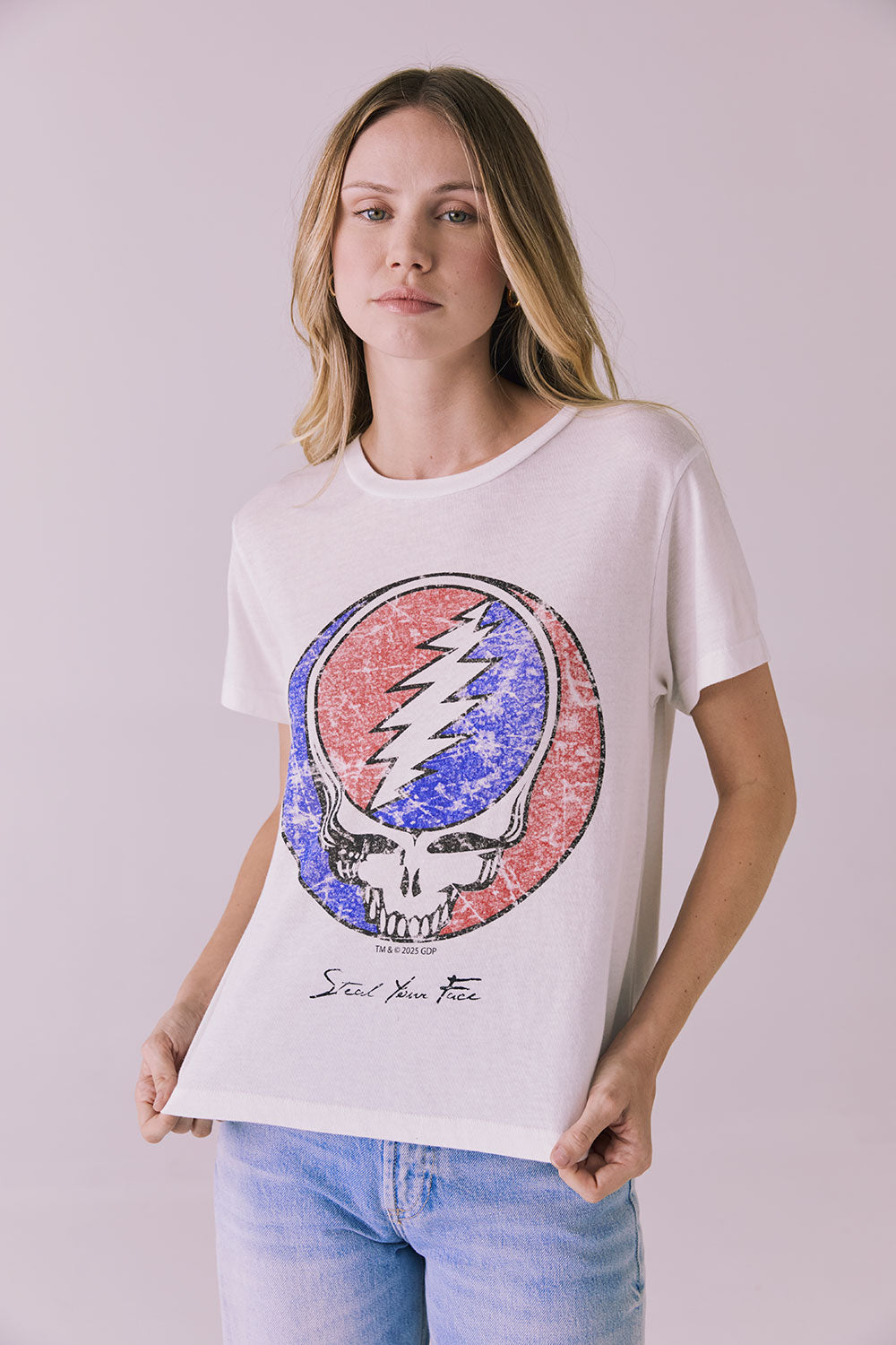 Grateful Dead Steal Your Face Tee Womens chaserbrand