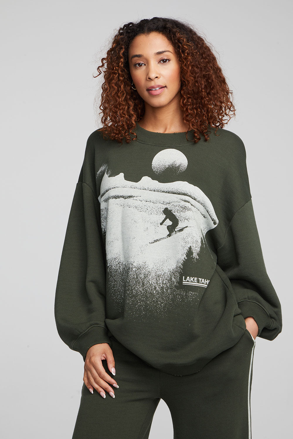 Tahoe Ski Slope Zuma Cotton Pullover WOMENS chaserbrand
