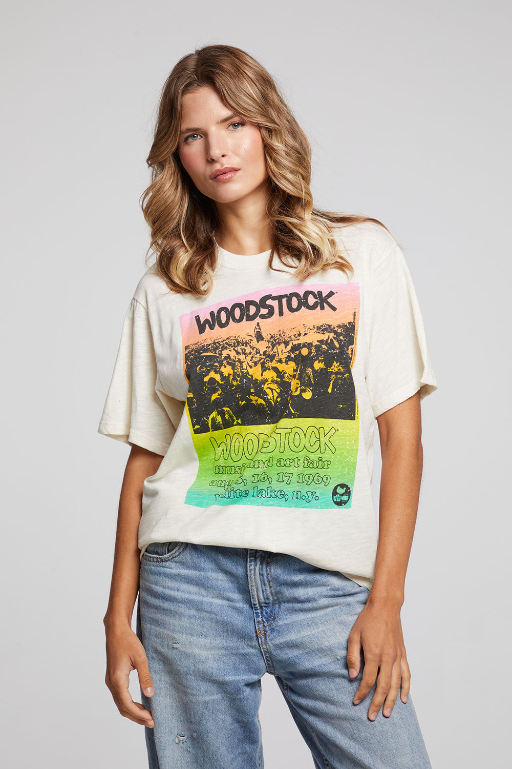 Woodstock Rainbow Poster Tee WOMENS chaserbrand