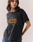 Willie Nelson Texas Boots Tee Womens chaserbrand