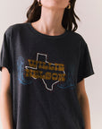 Willie Nelson Texas Boots Tee Womens chaserbrand