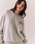 Heart Gradient Long Sleeve Womens chaserbrand