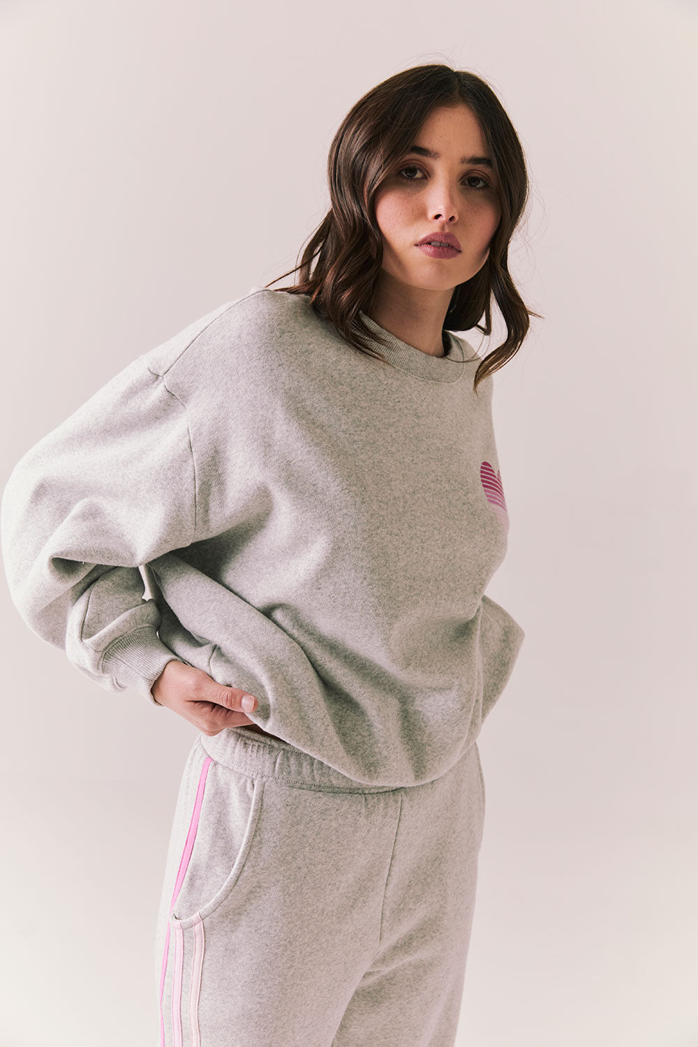 Heart Gradient Long Sleeve Womens chaserbrand