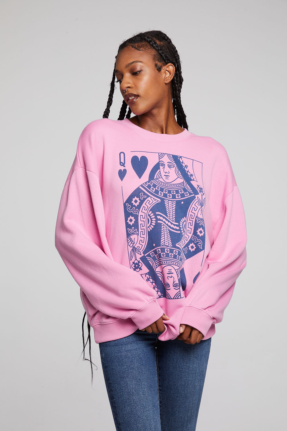 Queen Of Hearts Pullover WOMENS chaserbrand