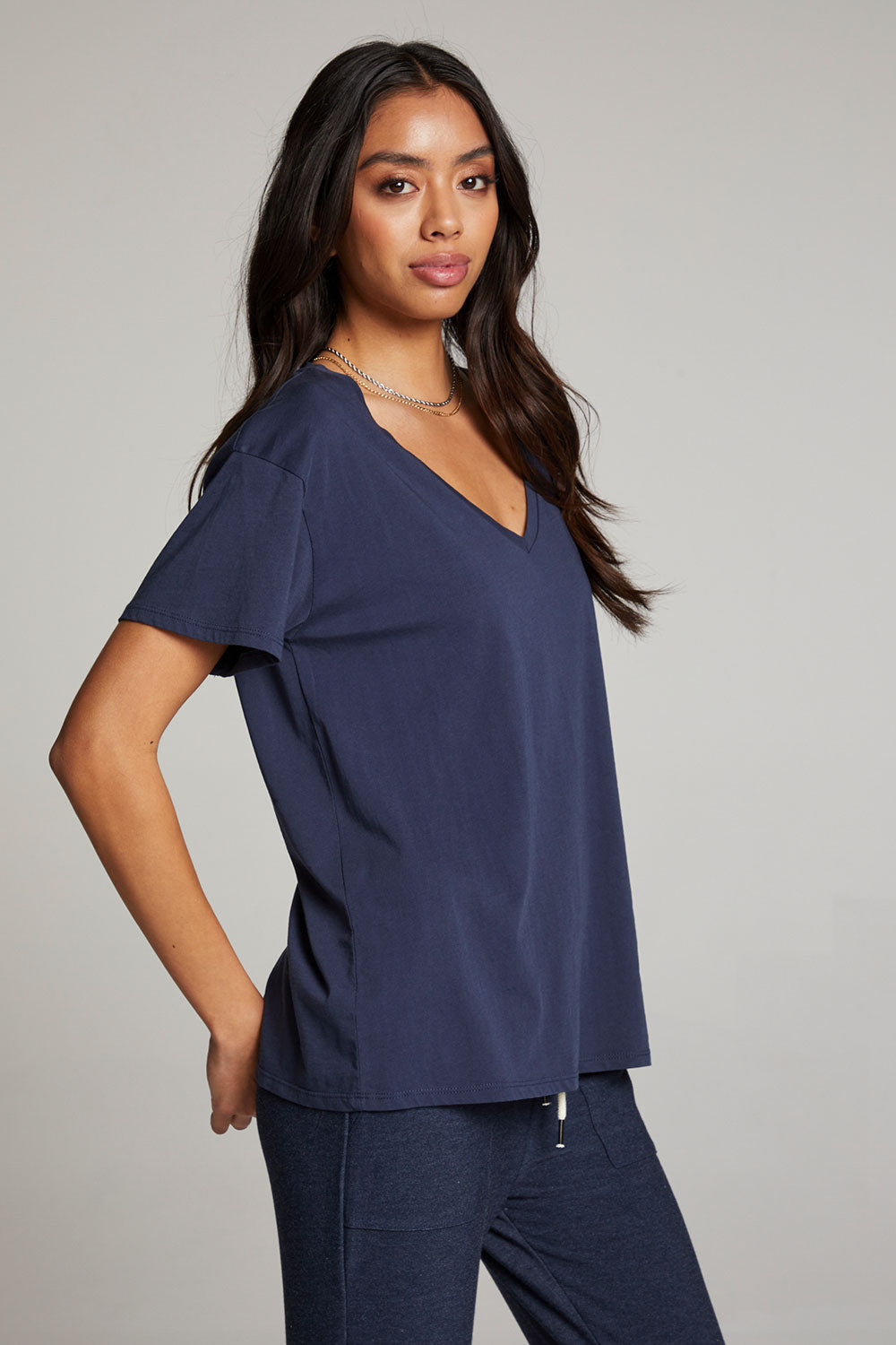 Everyday Essential Canopy V Neck Tee WOMENS chaserbrand