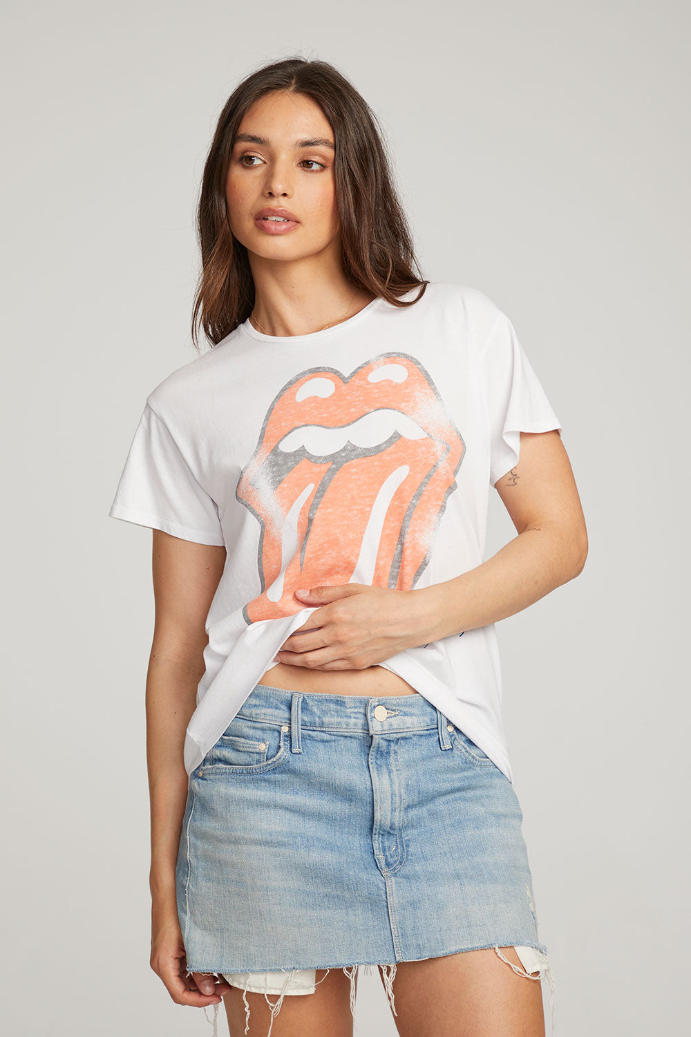 Rolling Stones Classic Logo Tee WOMENS chaserbrand