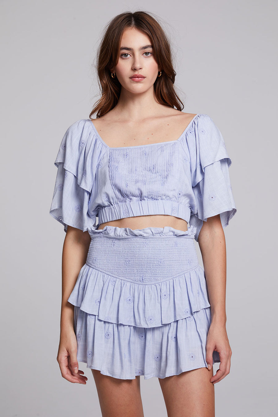 Doheny Faded Denim Blue Top WOMENS chaserbrand