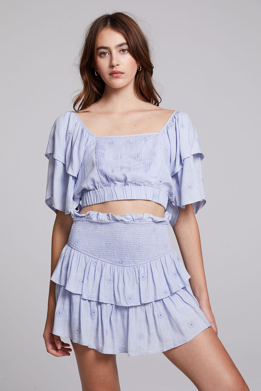 Doheny Faded Denim Blue Top WOMENS chaserbrand