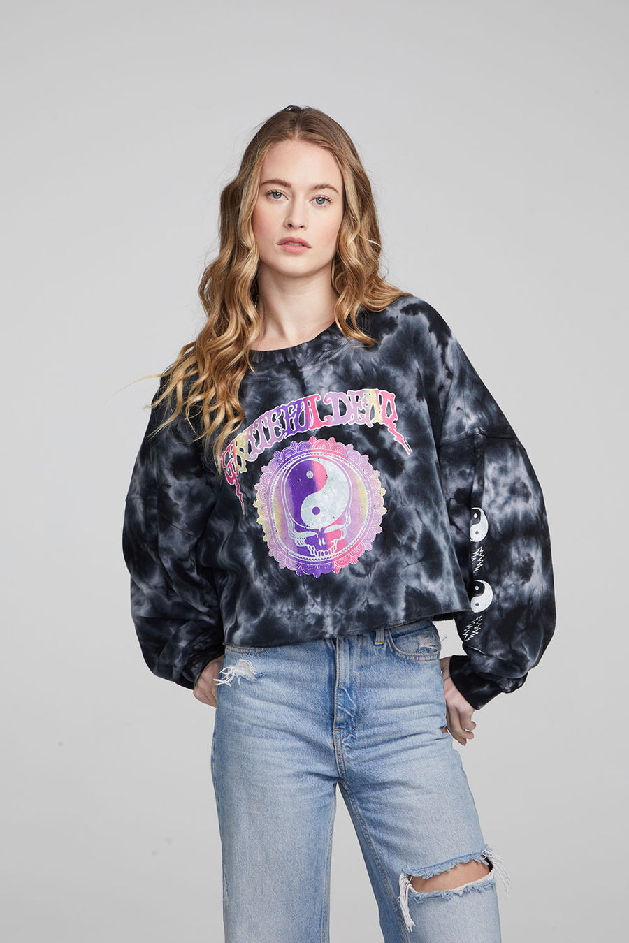 Grateful Dead Yin Yang Skull Pullover WOMENS chaserbrand