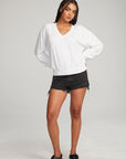 Poppy White Pullover WOMENS chaserbrand
