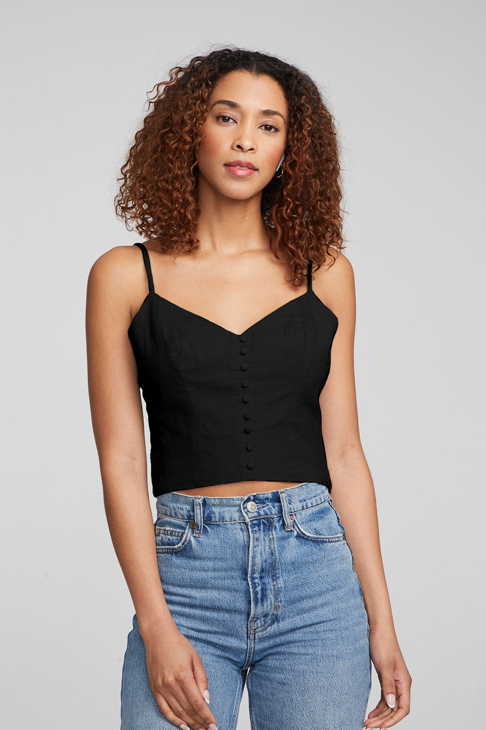 Cara Tank Top - Black Onyx WOMENS chaserbrand