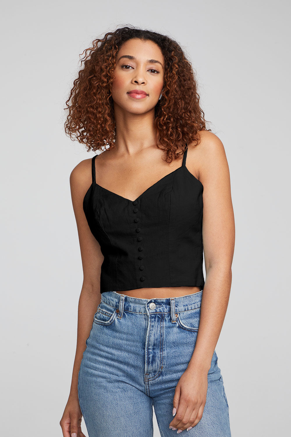Cara Tank Top - Black Onyx WOMENS chaserbrand
