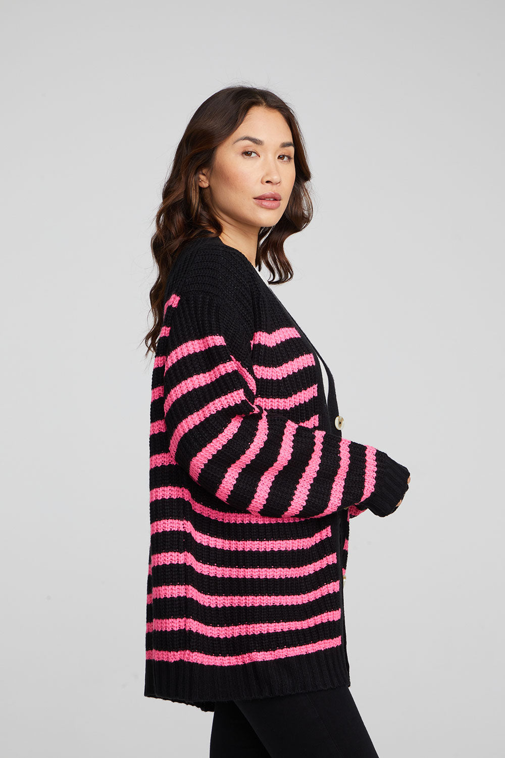 Vibe Melrose Stripe Cardigan WOMENS chaserbrand