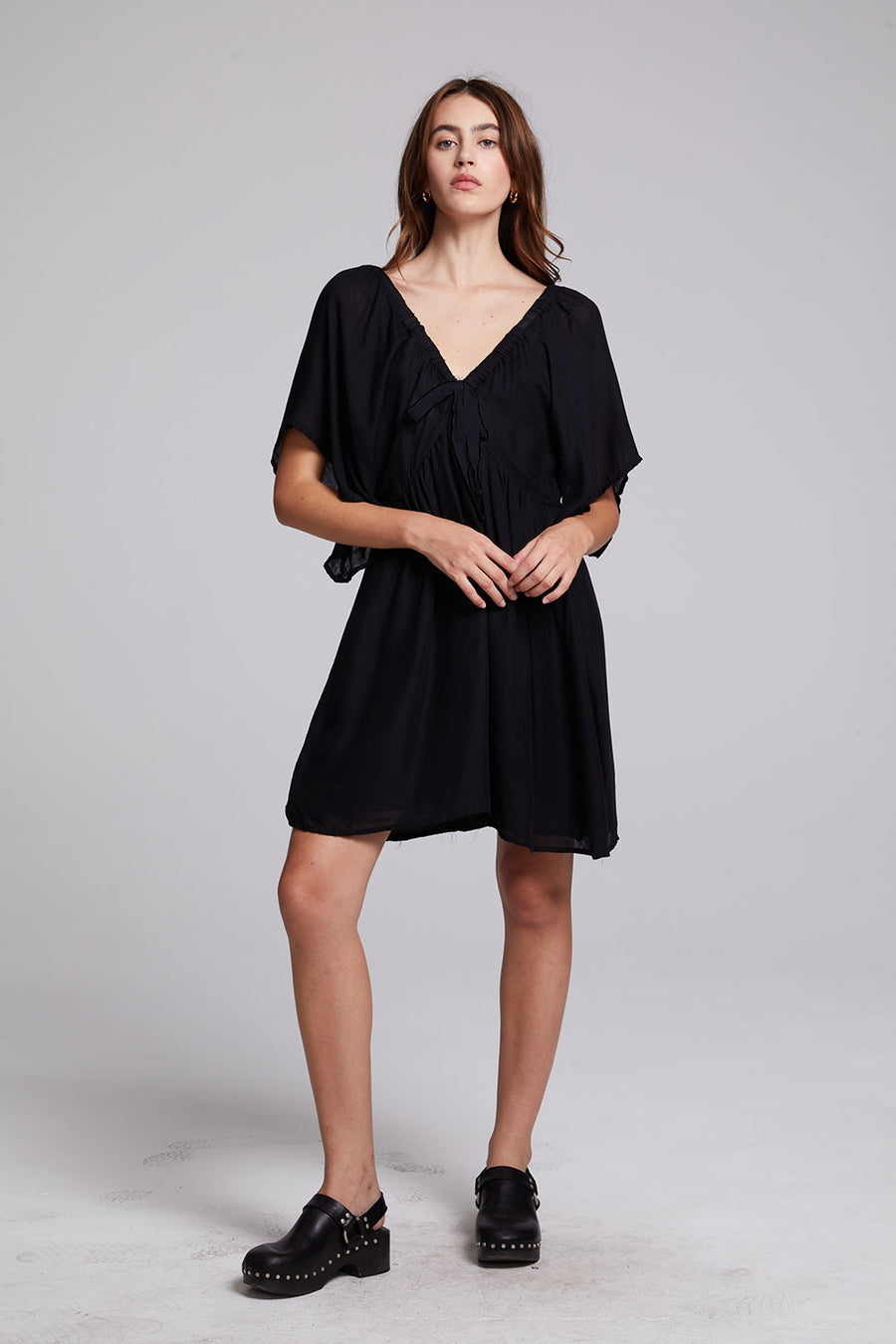 Adele Black Mini Dress WOMENS chaserbrand