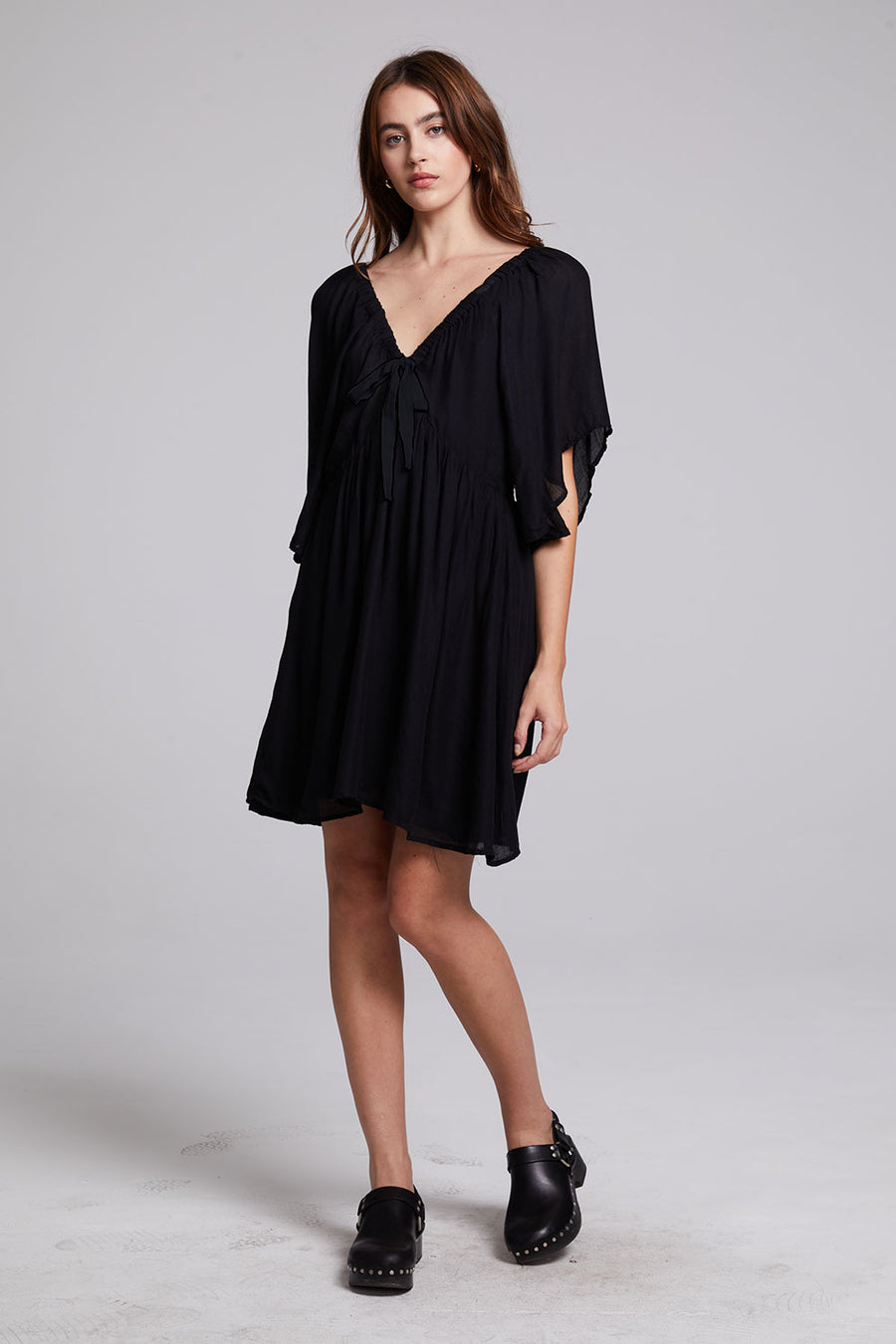 Adele Black Mini Dress WOMENS chaserbrand