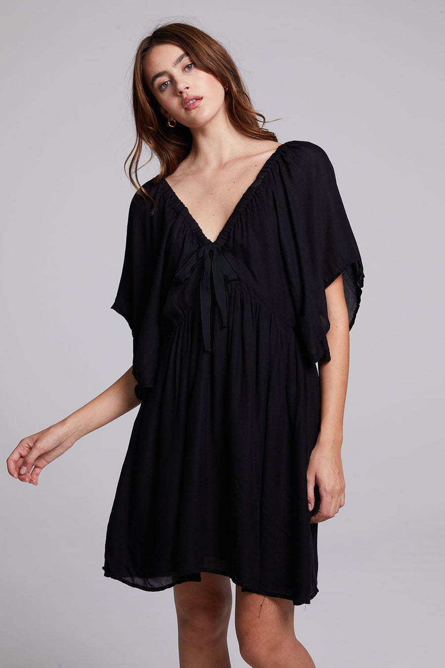 Adele Black Mini Dress WOMENS chaserbrand