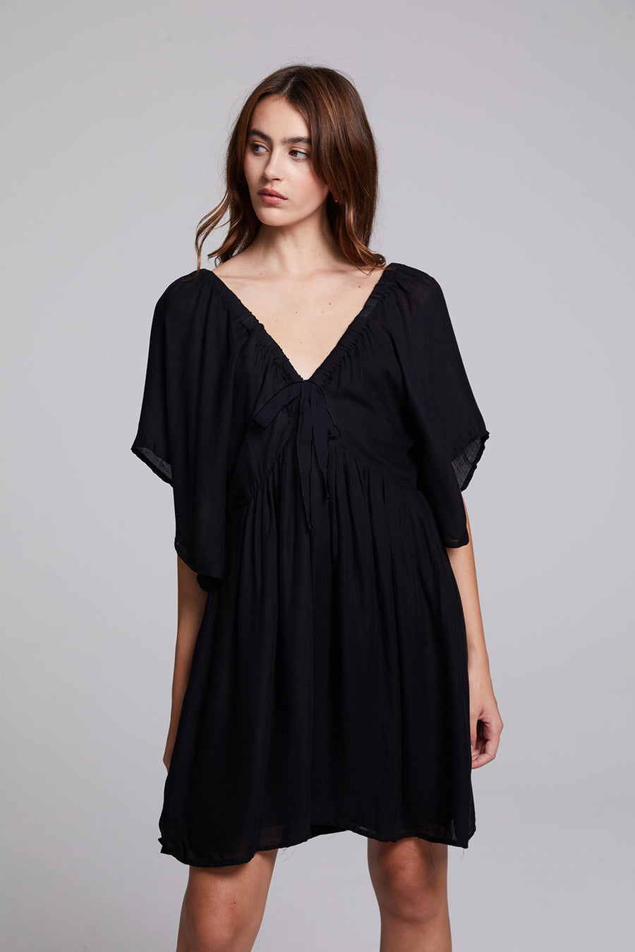 Adele Black Mini Dress WOMENS chaserbrand