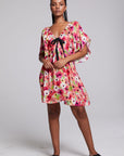 Adele Poppy Floral Mini Dress WOMENS chaserbrand