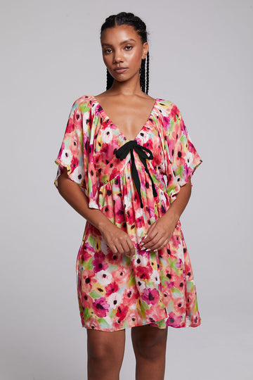 Adele Poppy Floral Mini Dress WOMENS chaserbrand