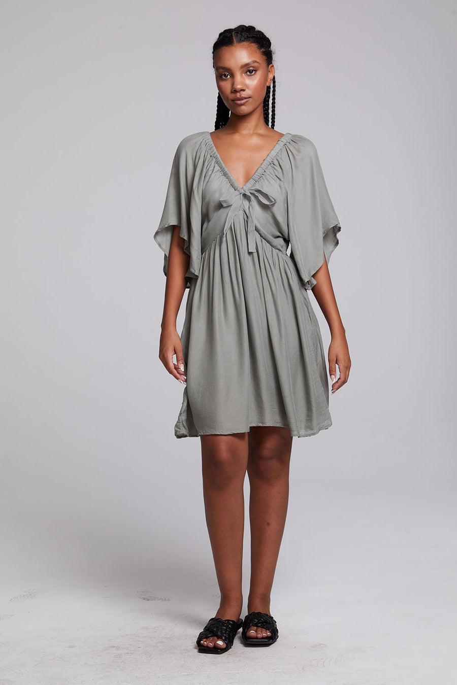 Adele Sage Mini Dress WOMENS chaserbrand