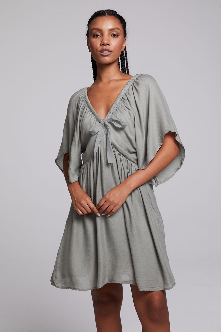 Adele Sage Mini Dress WOMENS chaserbrand