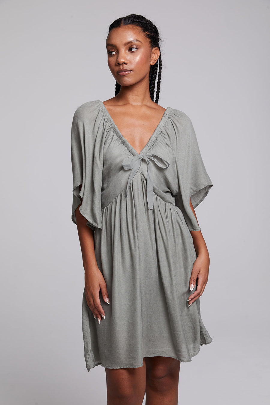 Adele Sage Mini Dress WOMENS chaserbrand