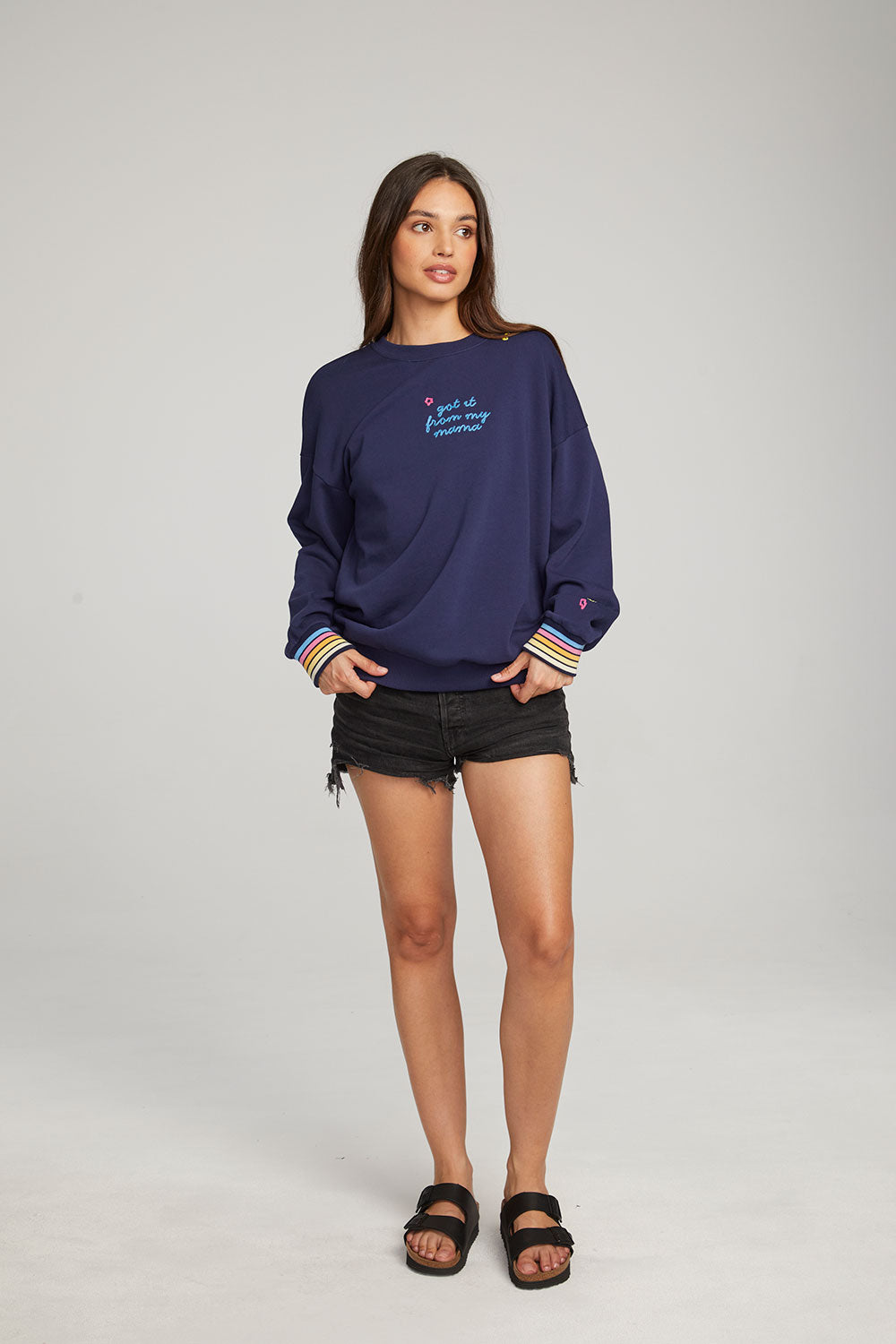 Mama Embroidery Pullover WOMENS chaserbrand