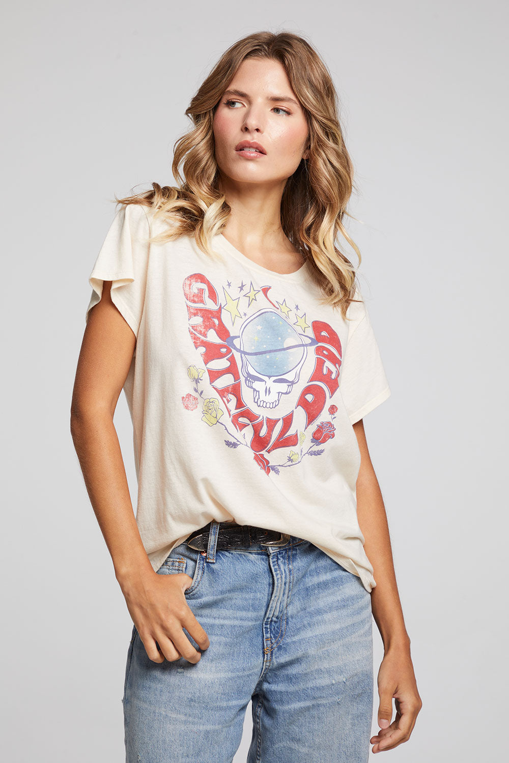 Grateful Dead Space Your Face Tee WOMENS chaserbrand