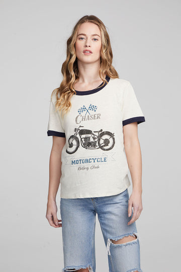 Chaser Motorcycle Club Desert Cotton Crewneck Tee WOMENS chaserbrand