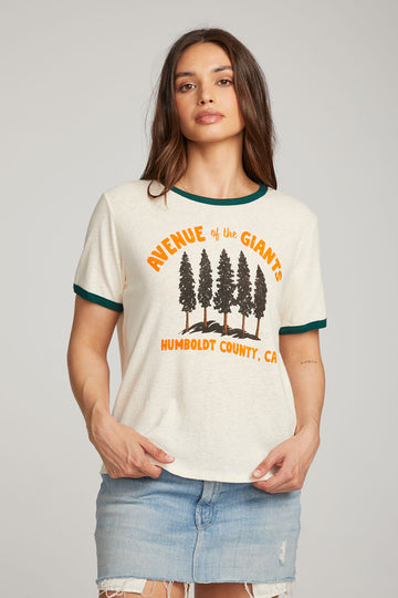 Avenue Of The Giants Crew Neck Tee WOMENS chaserbrand