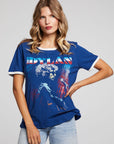 Bob Dylan Stars And Stripes Praiano Tee WOMENS chaserbrand