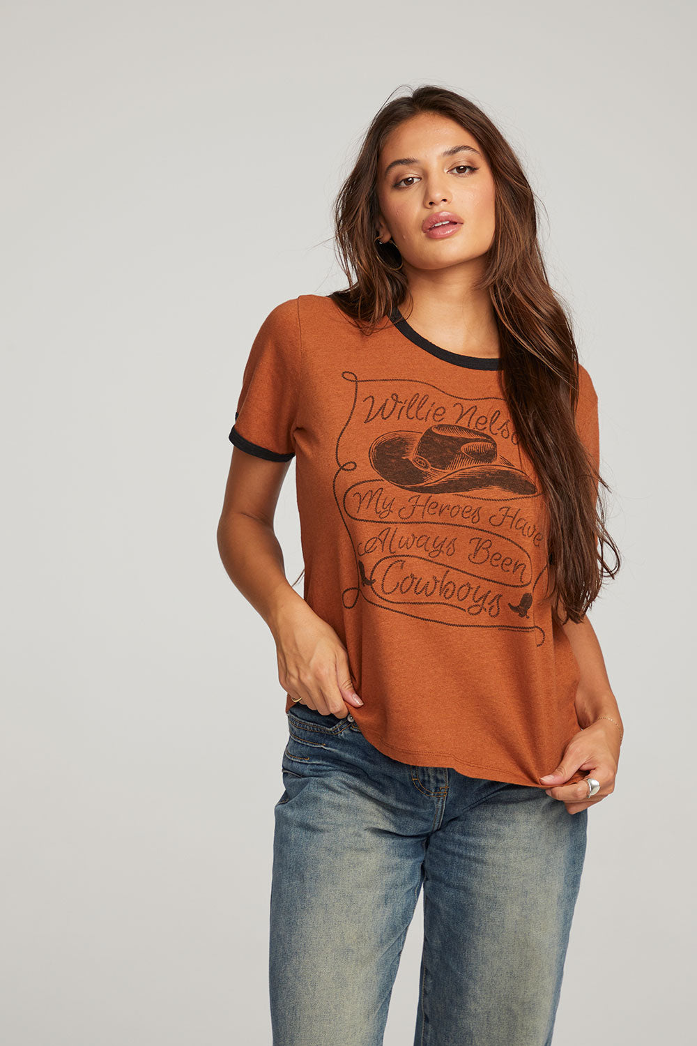 Willie Nelson Cowboys Tee WOMENS chaserbrand