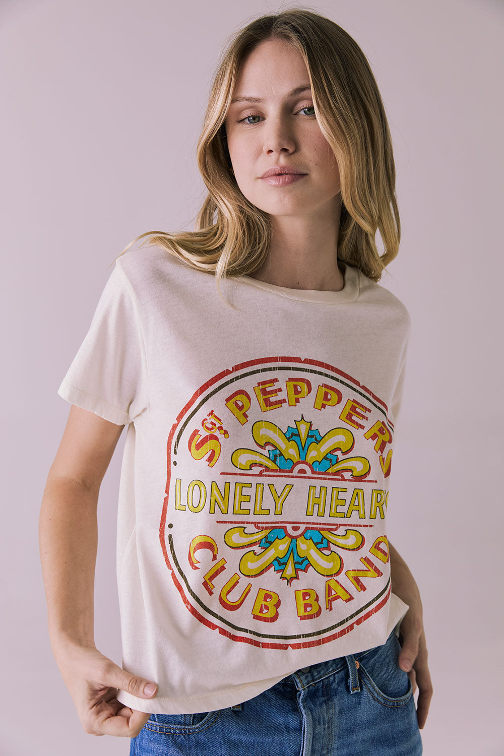 The Beatles Sgt Pepper Club Tee Womens chaserbrand