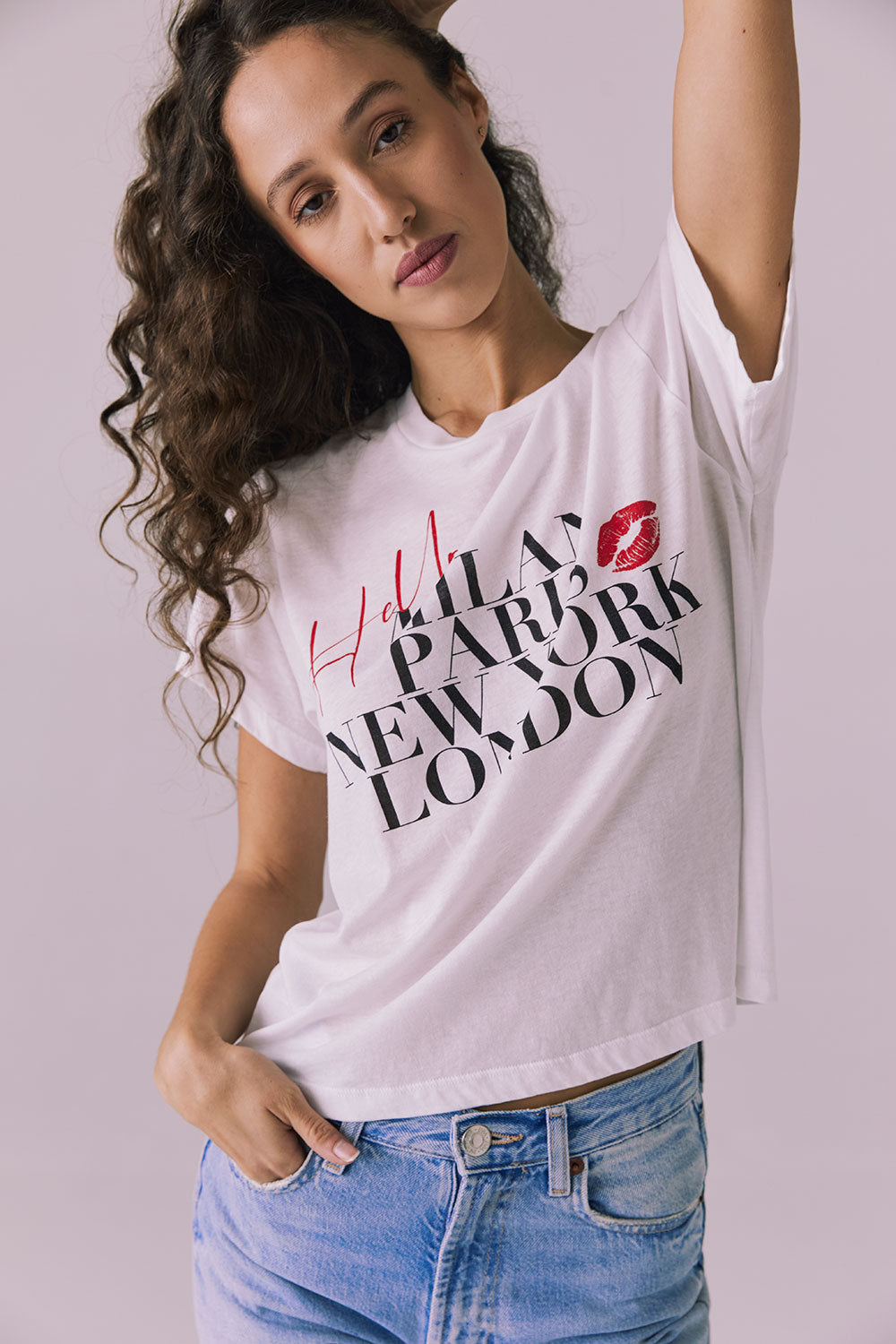 Hello Destinations Tee Womens chaserbrand