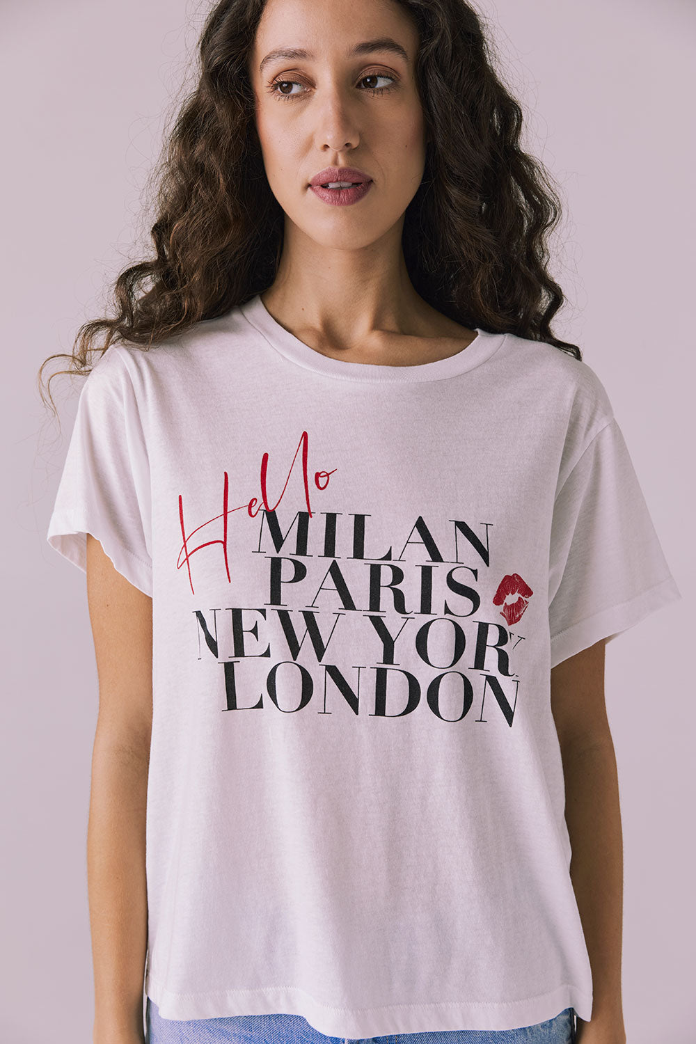Hello Destinations Tee Womens chaserbrand