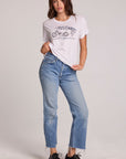 Womens The Best Cropped Graphic Tee chaserbrand