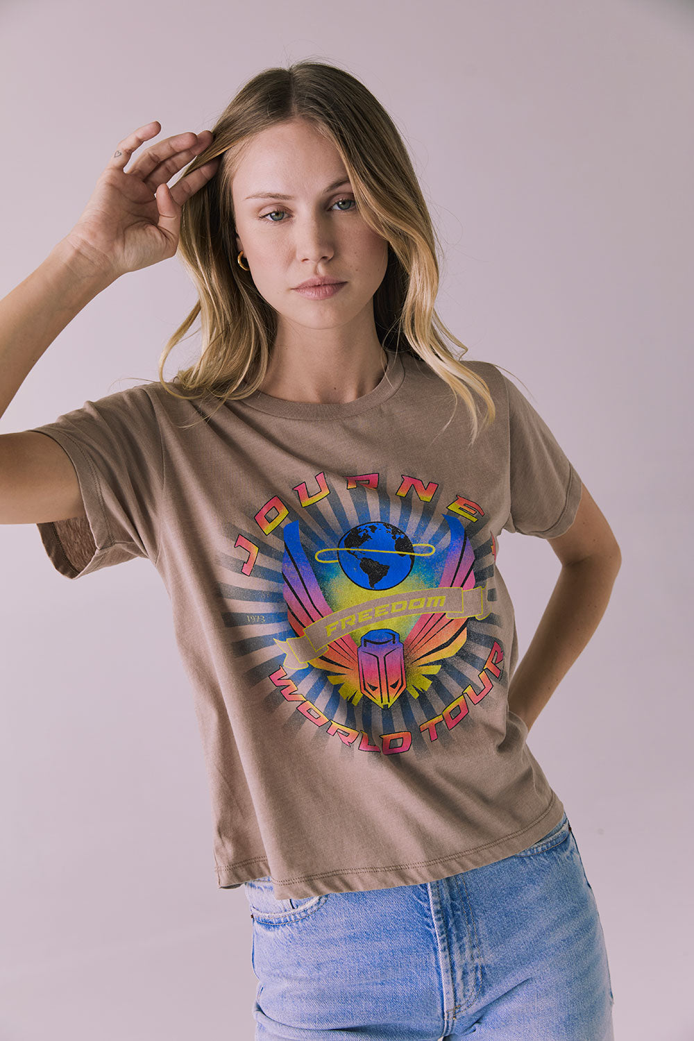 Journey 1973 World Tour Tee Womens chaserbrand