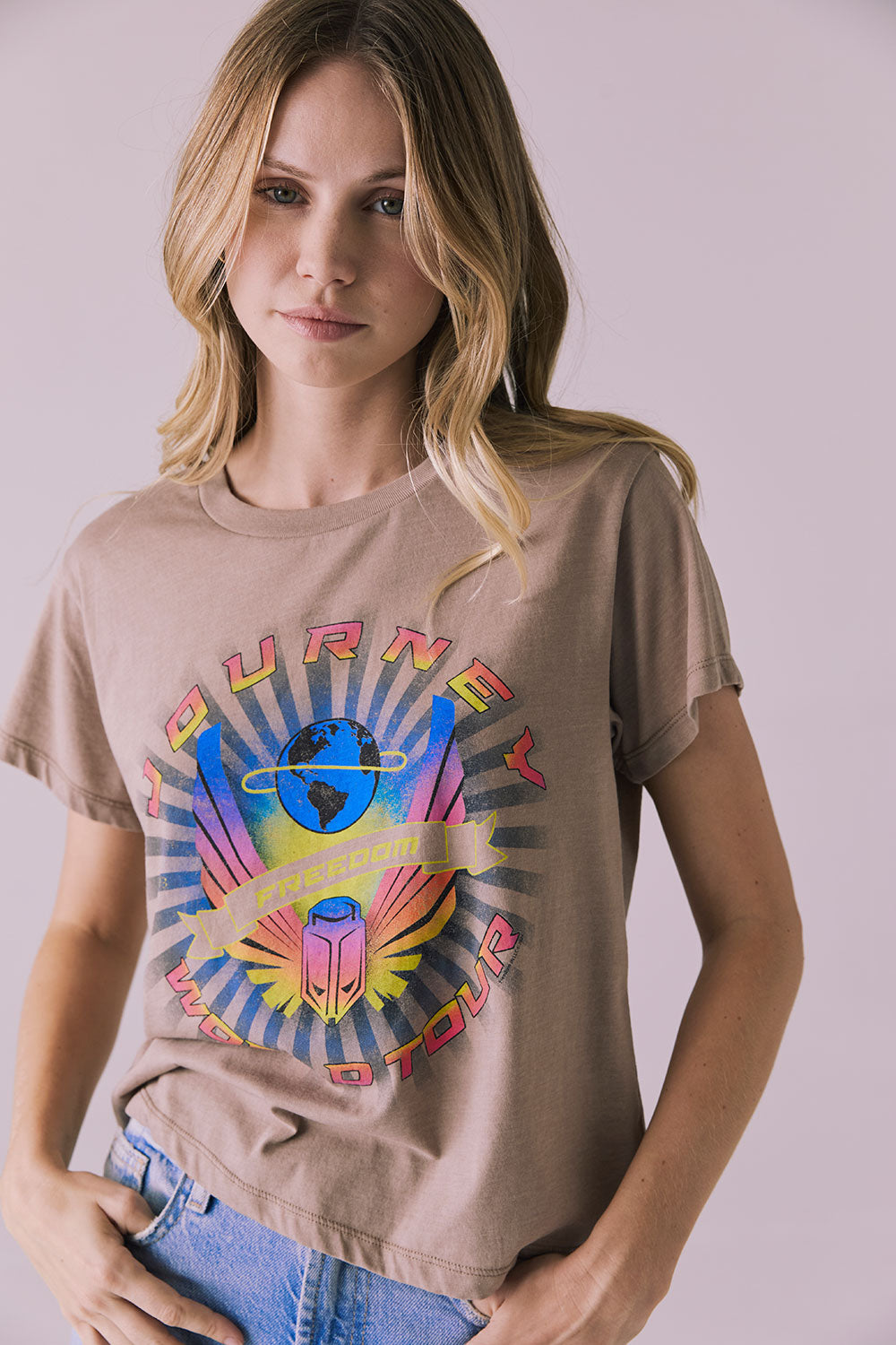 Journey 1973 World Tour Tee Womens chaserbrand