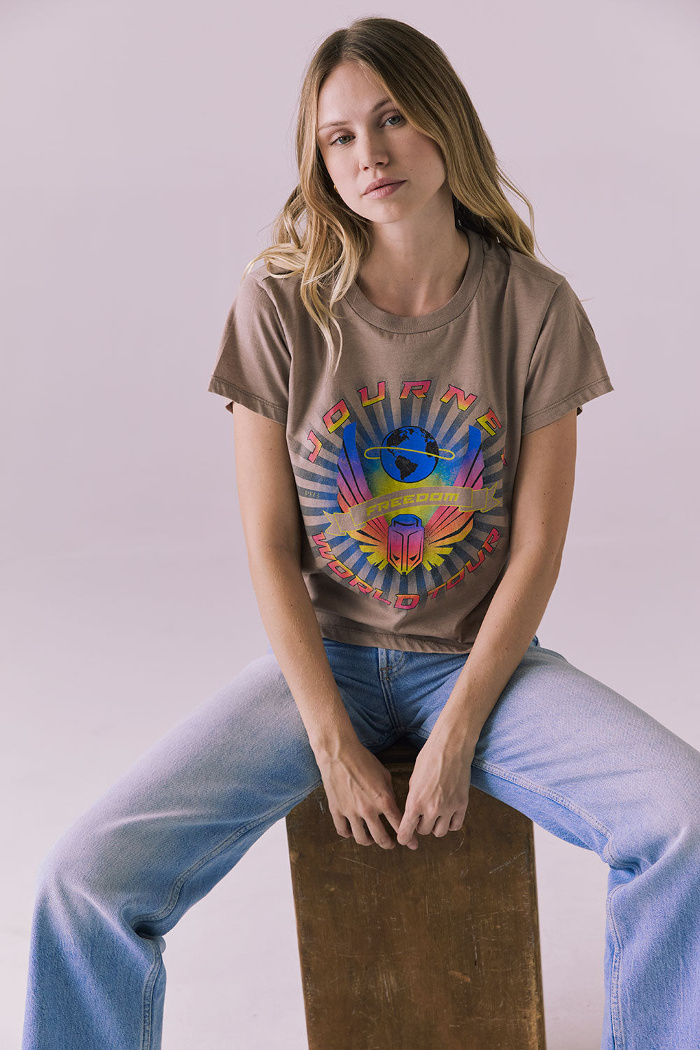 Journey 1973 World Tour Tee Womens chaserbrand