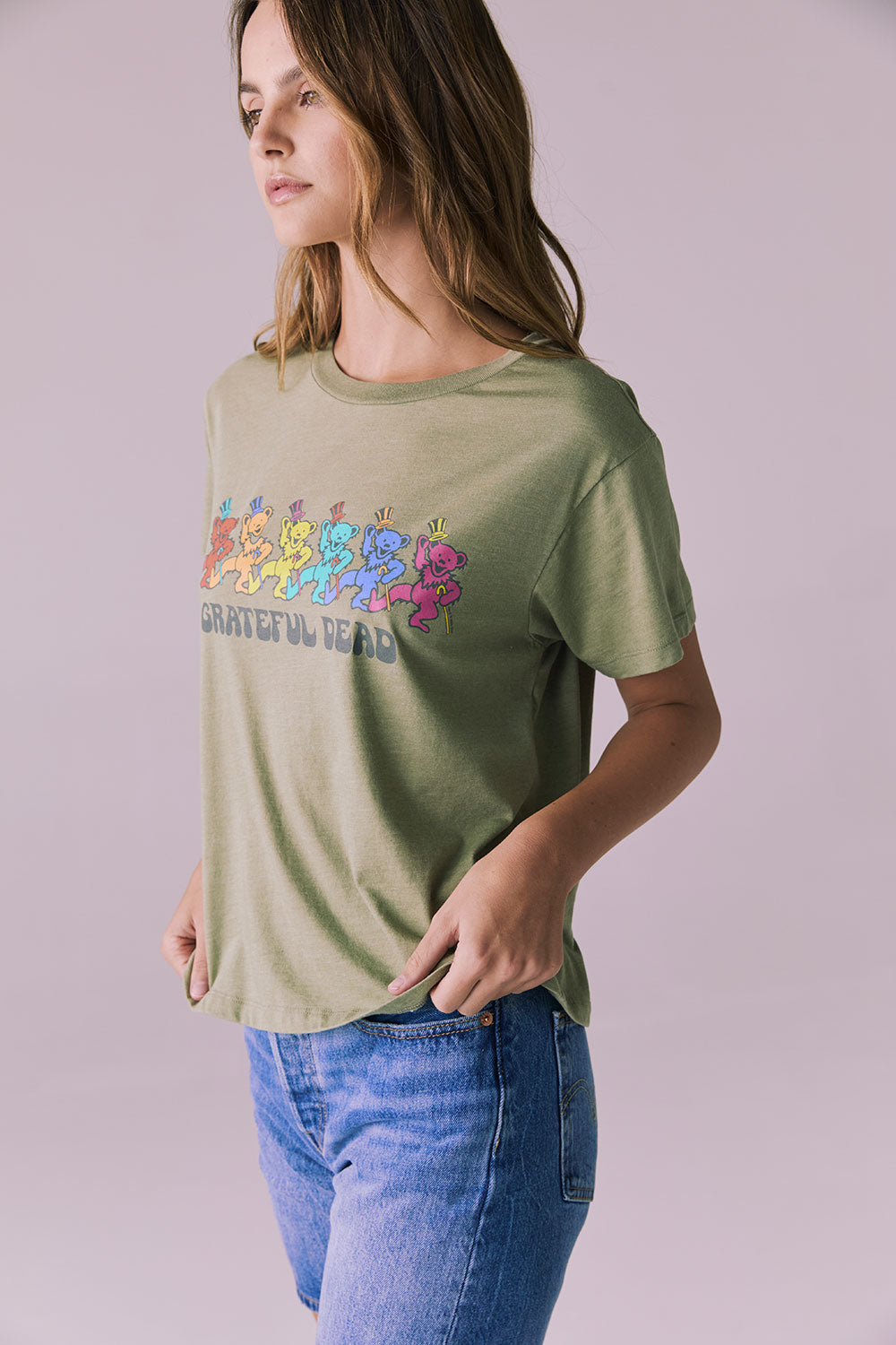 Grateful Dead Dancing Bears Tee Womens chaserbrand