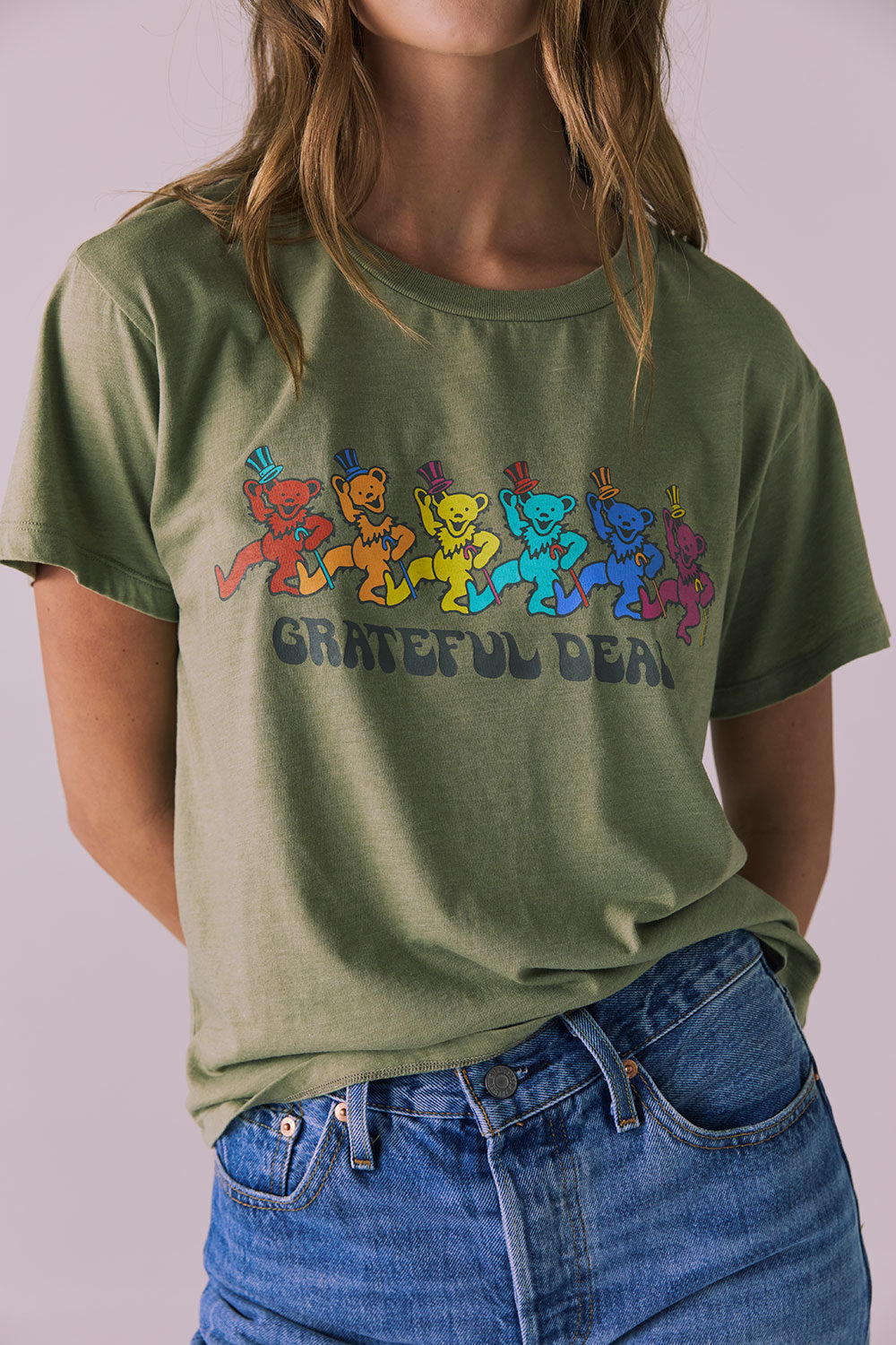 Grateful Dead Dancing Bears Tee Womens chaserbrand