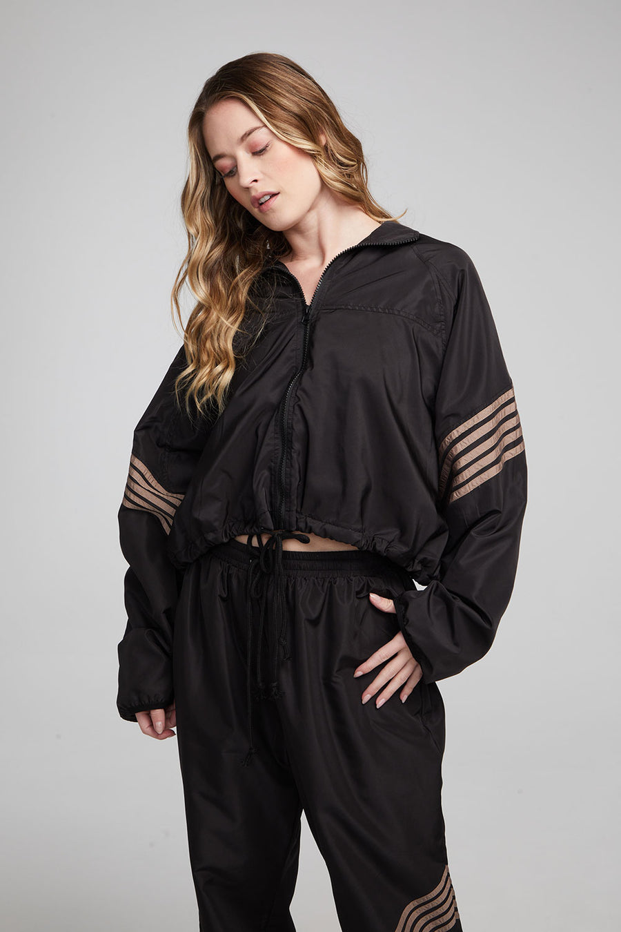McCartney Shadow Black Zip Up WOMENS chaserbrand