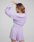 Briaa Digital Lavender Long Sleeve Tee WOMENS chaserbrand