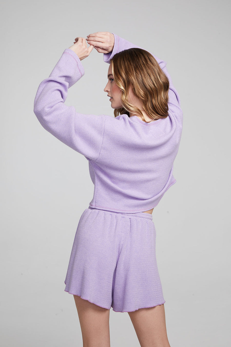 Briaa Digital Lavender Long Sleeve Tee WOMENS chaserbrand