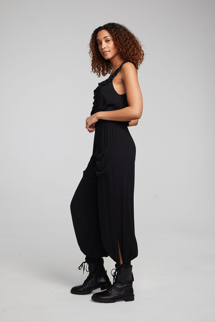 Slash Shadow Black Jumpsuit WOMENS chaserbrand