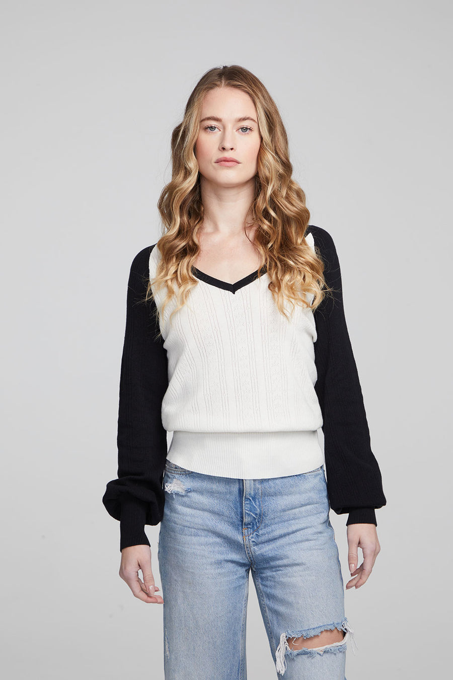 Blackheart Shadow & White Star Long Sleeve WOMENS chaserbrand
