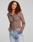Jayla Deep Taupe Cardigan WOMENS chaserbrand