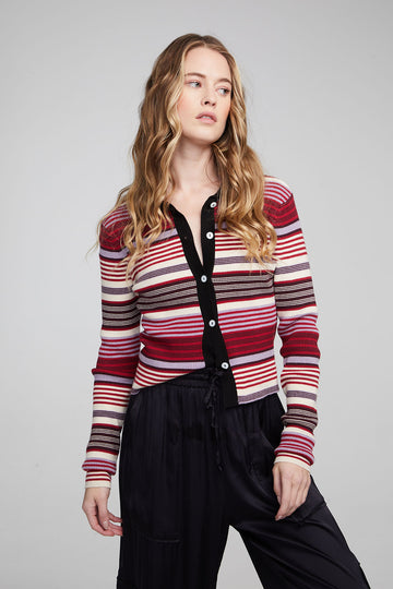 Jayla Roxy Stripe Cardigan WOMENS chaserbrand