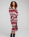 Palm Roxy Stripe Midi Dress WOMENS chaserbrand
